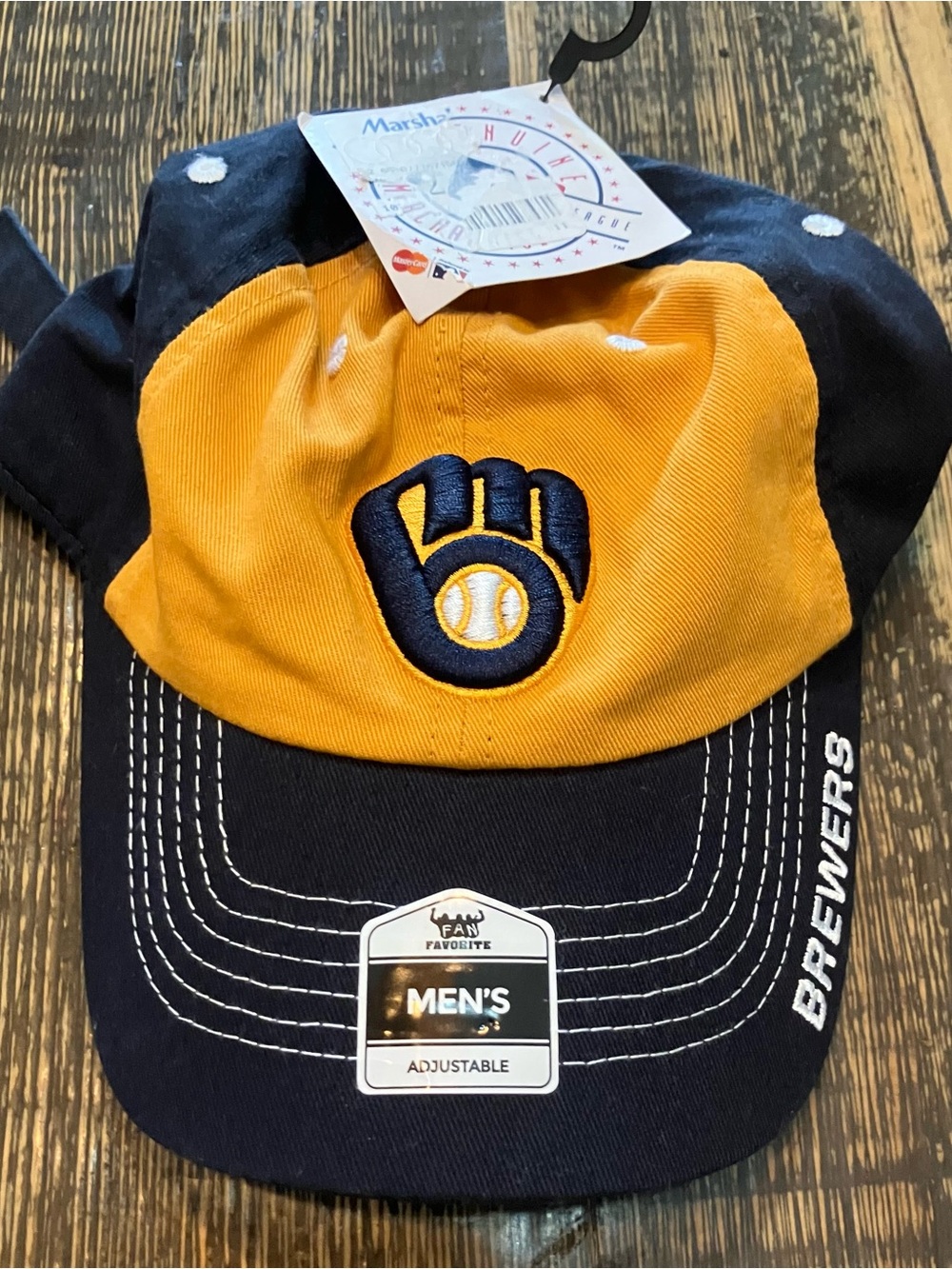 This Fan Favorite MLB Milwaukee Brewers Adjustable Cap 🧢
